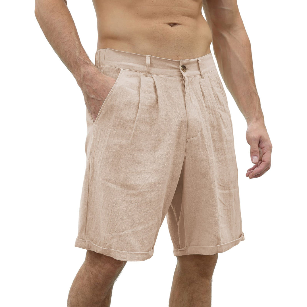 Casual leisure shorts with stretch comfort – Jonas-Apricot-S-State of Style