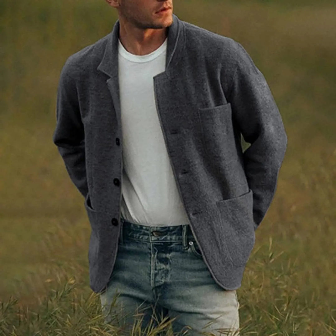 Casual Men's Blazer - Dante-Dark Grey-S-State of Style