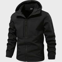 Casual Men's Jacket with Hood - Marco-Black-XS-State of Style