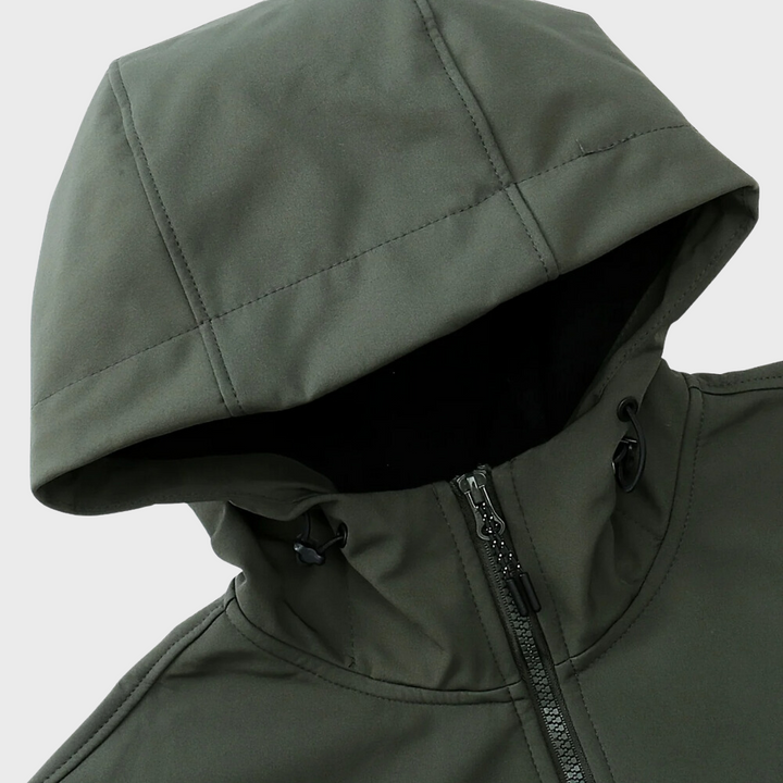 Casual Men's Jacket with Hood - Marco-Khaki-XS-State of Style