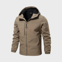 Casual Men's Jacket with Hood - Marco-Khaki-XS-State of Style