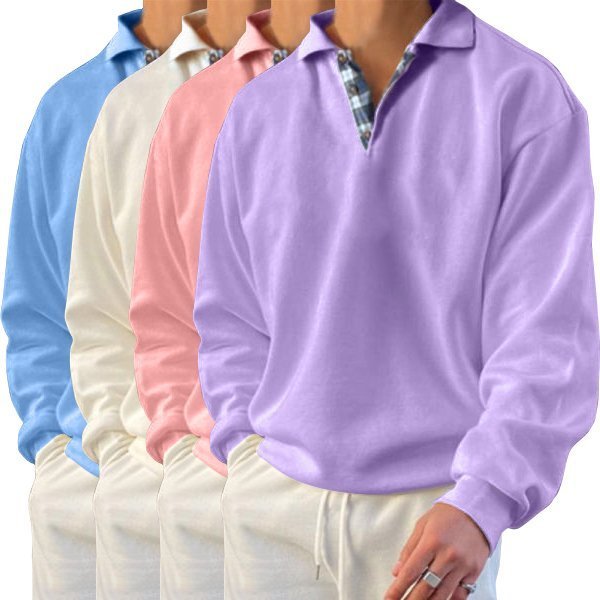 Casual Men's Polo Sweater - Oliver-White-S-State of Style