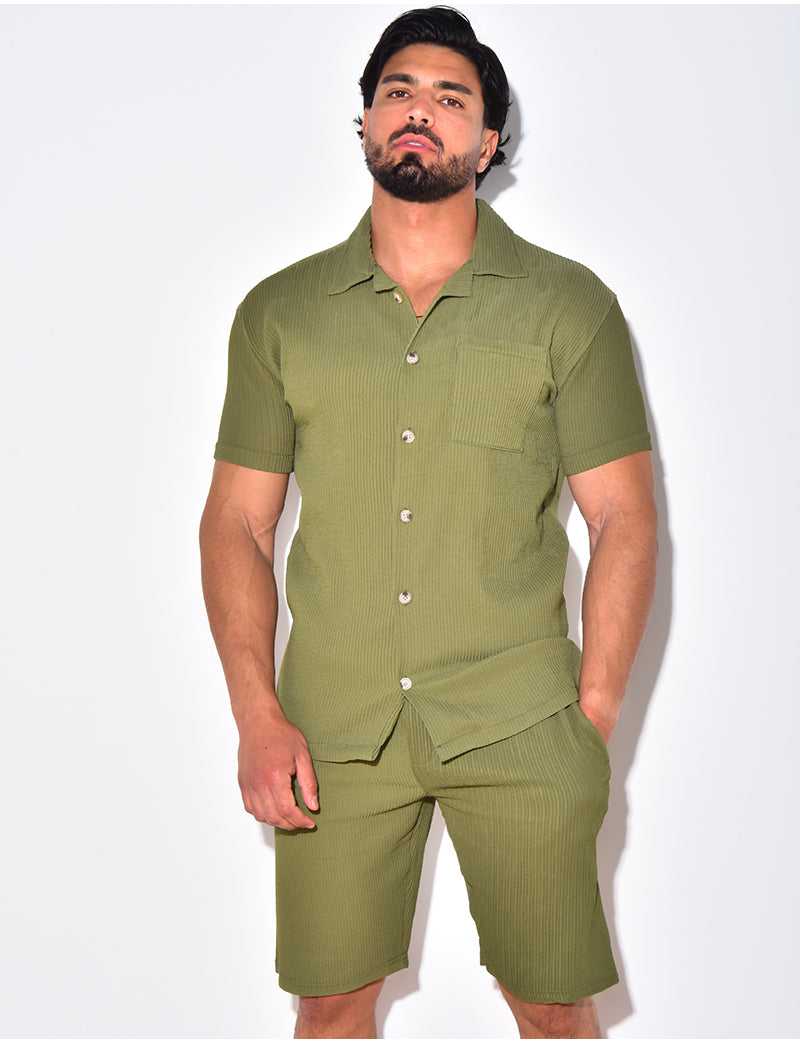 Casual Men's Summer Shorts – Matteo-Green-S-State of Style
