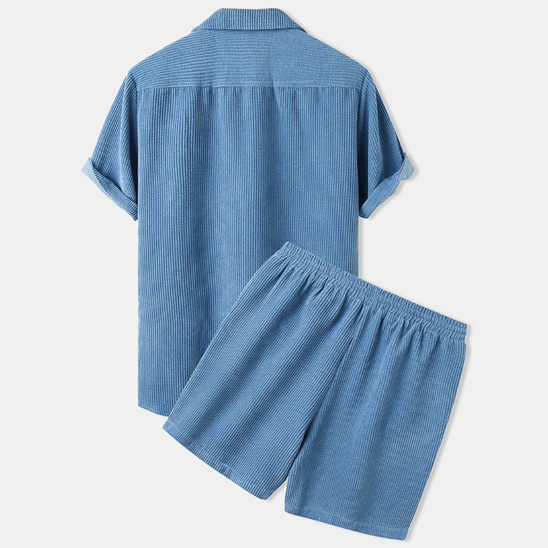 Casual Men's Summer Shorts – Matteo-Light blue-S-State of Style
