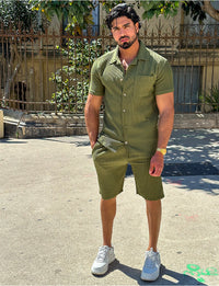Casual Men's Summer Shorts – Matteo-Light blue-S-State of Style
