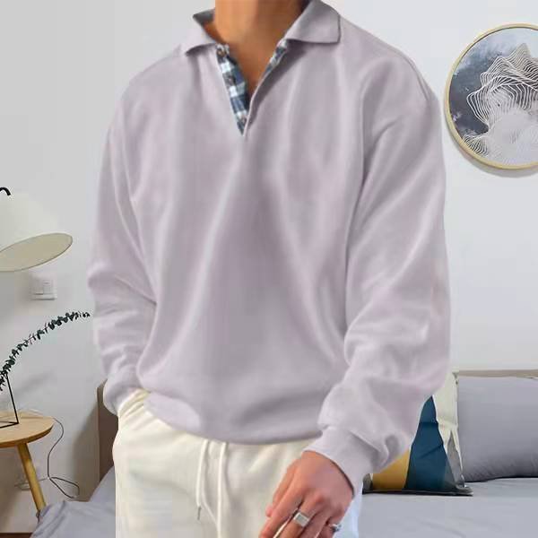 Casual Men's Sweater - Victor-Grey-S-State of Style