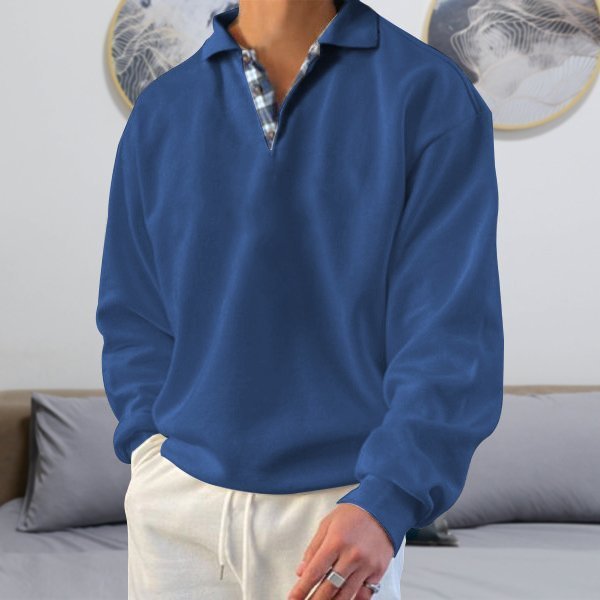 Casual Men's Sweater - Victor-Navy-S-State of Style