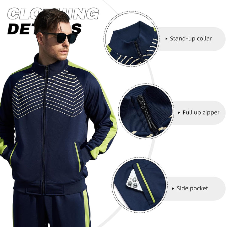 Casual Men's Tracksuit - Ryan-Black-S-State of Style