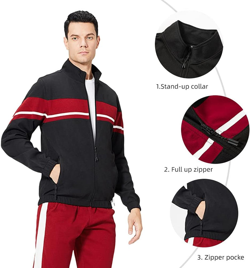 Casual Men's Tracksuit - Ryan-Black-S-State of Style