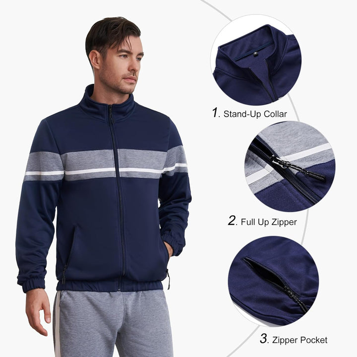 Casual Men's Tracksuit - Ryan-Black-S-State of Style