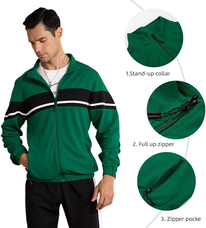 Casual Men's Tracksuit - Ryan-Black-S-State of Style
