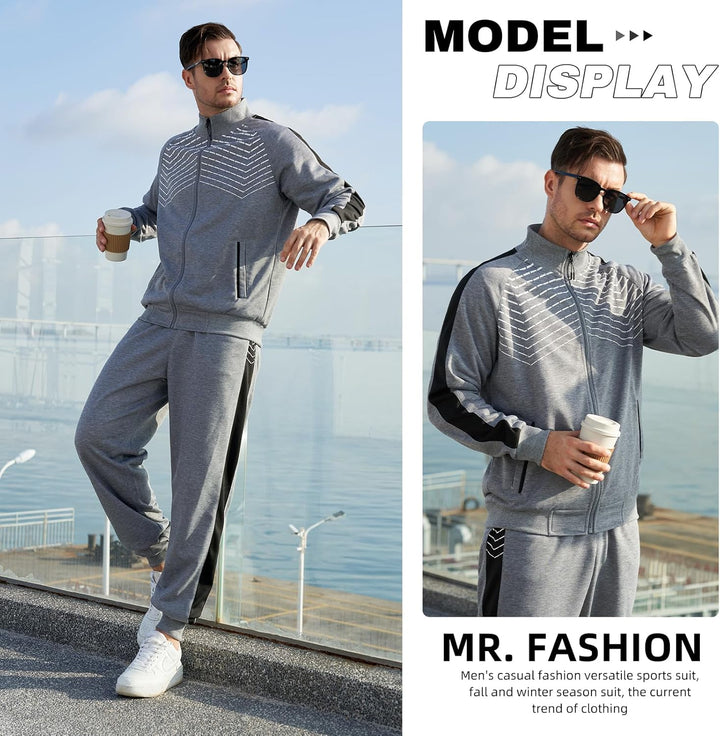Casual Men's Tracksuit - Ryan-Black-S-State of Style
