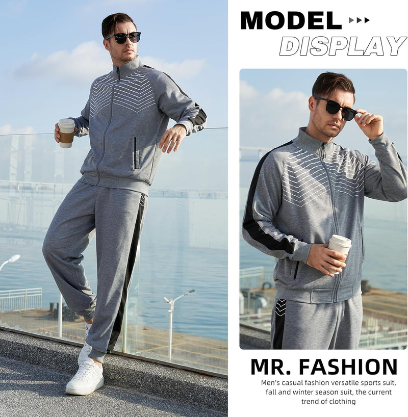 Casual Men's Tracksuit - Ryan-Black-S-State of Style