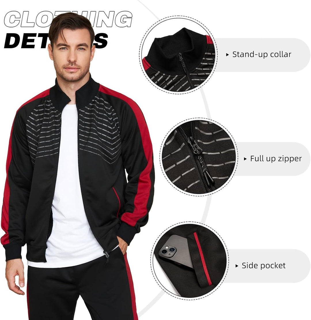 Casual Men's Tracksuit - Ryan-Black-S-State of Style