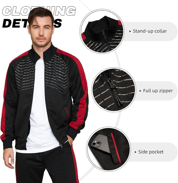 Casual Men's Tracksuit - Ryan-Black-S-State of Style