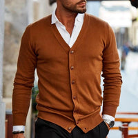 Casual Men's Vest - Ethan-Dark Brown-S-State of Style