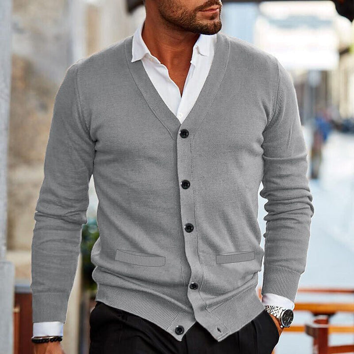 Casual Men's Vest - Ethan-Dark Red-S-State of Style