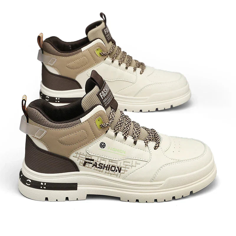 Casual Men's Walking Shoes – Nico-Beige Brown-6-State of Style
