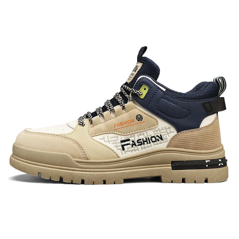 Casual Men's Walking Shoes – Nico-Brown Blue-6-State of Style