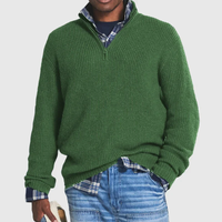 Casual Men's Zip Sweater - Max-Green-S-State of Style