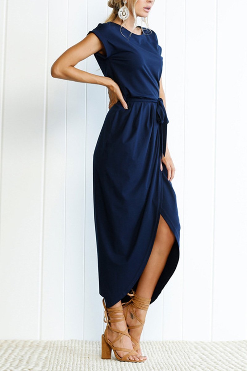 Casual midi dress - Isabella-Green-S-State of Style
