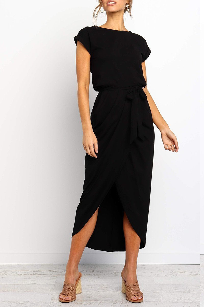 Casual midi dress - Isabella-Green-S-State of Style