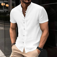 Casual Oversized Spring-Summer Shirt-White-2XL-State of Style