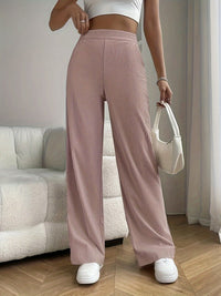 Casual Rib Corduroy Pants for Women – Elara-Pink-XS-State of Style