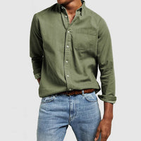 Casual Shirt with Stylish Details - Evan-Dark Blue-S-State of Style
