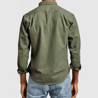 Casual Shirt with Stylish Details - Evan-Dark Blue-S-State of Style