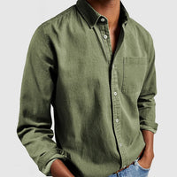 Casual Shirt with Stylish Details - Evan-Green-S-State of Style