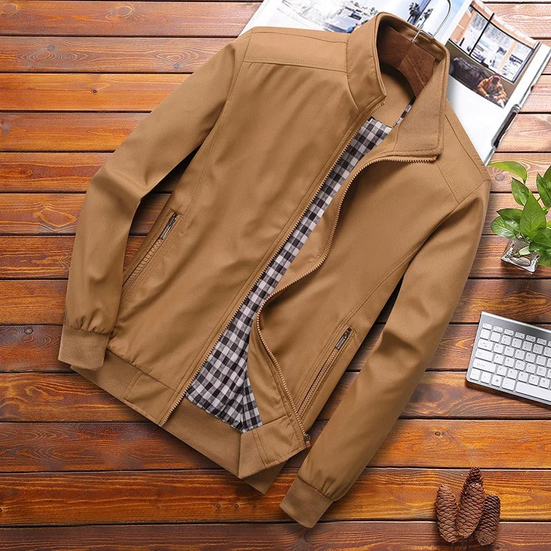 Casual Summer Jacket - Alex-Khaki-S-State of Style