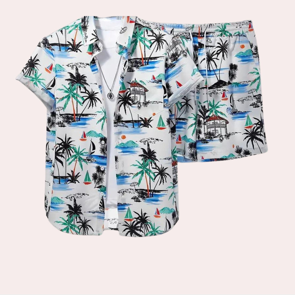 Casual summer two-piece for men – Breathable & Comfortable – Jonas-S-State of Style