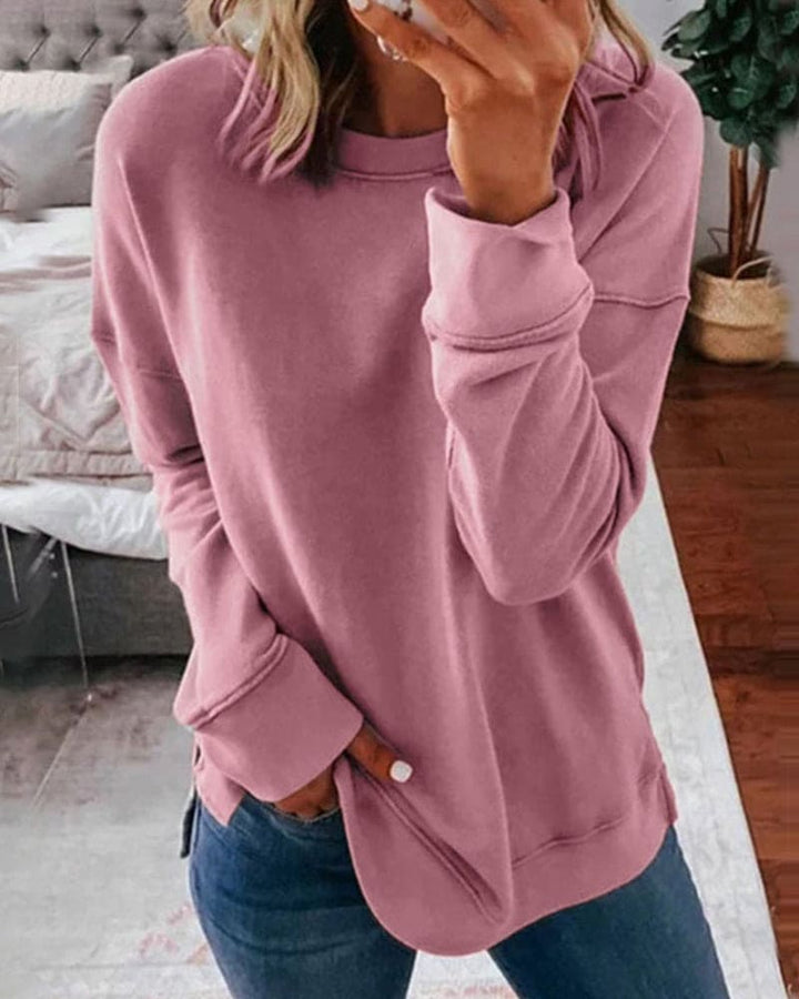 Casual Sweatshirt - Harper-Pink-XS-State of Style