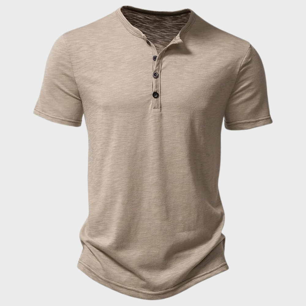 Casual T-shirt for Men - Jasper-Khaki-S-State of Style