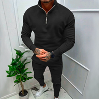 Casual Two-Piece Men's Set - Jasper-Grey-S-State of Style