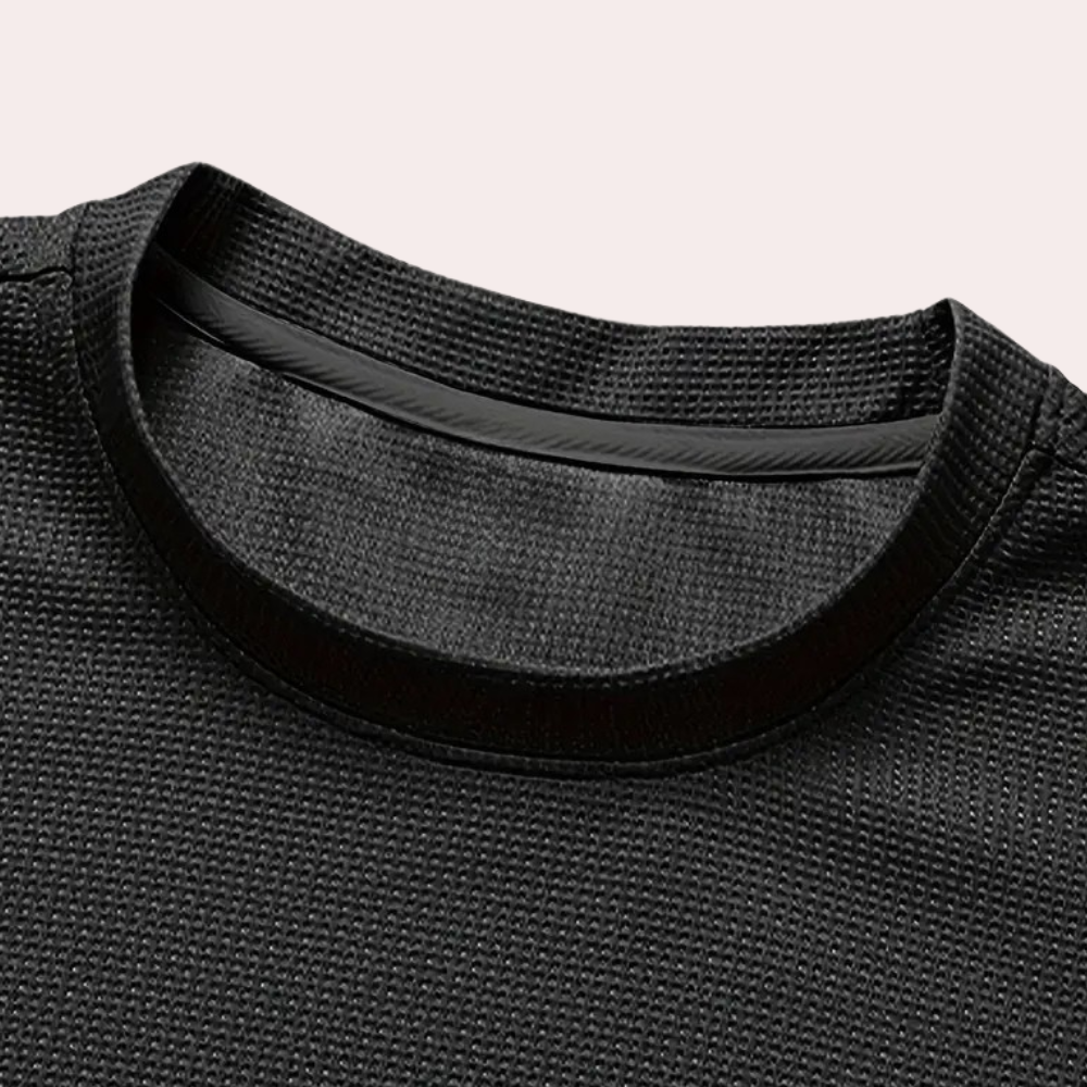 Casual Two-Piece Summer Set for Men - Jules-Black-S-State of Style