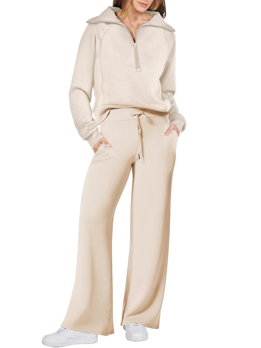 Casual Women's Lounge Set - Luna-Grey-S-State of Style