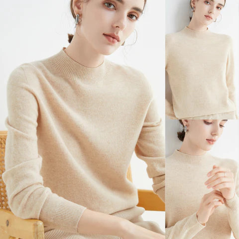 Casual Women's Sweater - Livia-Green-M-State of Style