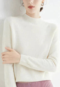 Casual Women's Sweater - Livia-White-M-State of Style