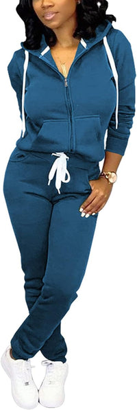 Casual Women's Tracksuit - Mia-Olive green-S-State of Style