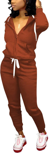 Casual Women's Tracksuit - Mia-Olive green-S-State of Style