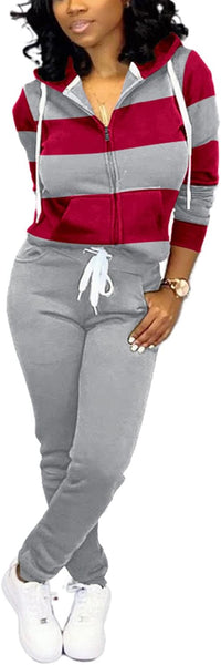 Casual Women's Tracksuit - Mia-Olive green-S-State of Style