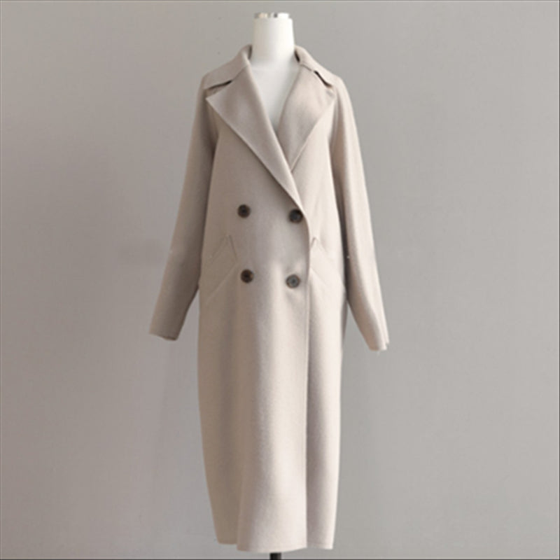 Casual Wool Jacket - Isabella-Beige-S-State of Style