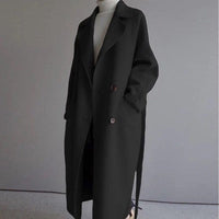 Casual Wool Jacket - Isabella-Black-S-State of Style