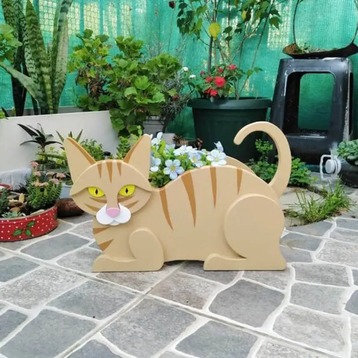 Cat-Shaped DIY Planter - KittyKraft-Ginger-State of Style