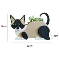 Cat-Shaped DIY Planter - KittyKraft-White-State of Style