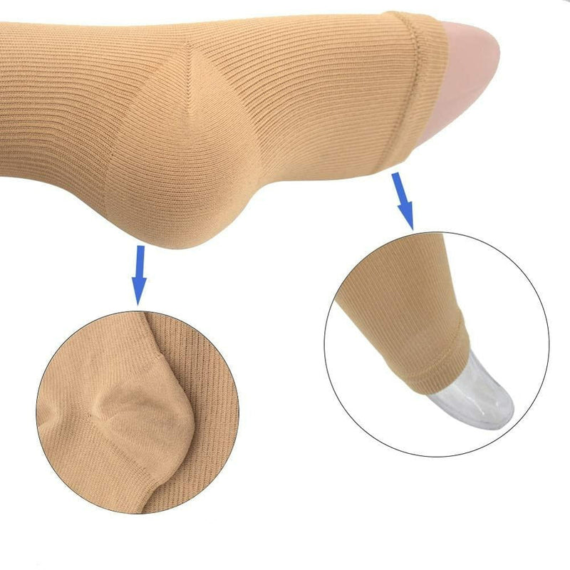 CatootjesSocks | Women's Compression Socks with Zipper-Beige-S-M-State of Style