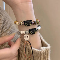 Cats and Skull Bracelet - Selina-Skull + Kittens-State of Style