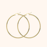 Celeste Hoop Earrings-20 mm-Gold-State of Style